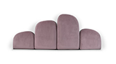 IRAYA | Modern Velvet Headboard by BRABBU